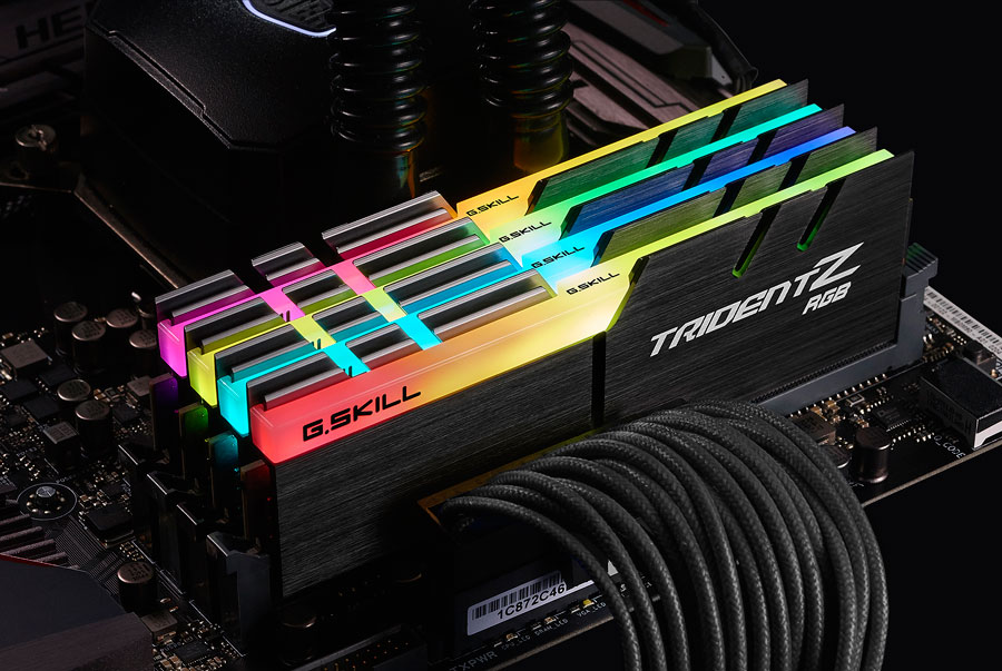 G.Skill anuncia kit con 128 GB de memoria RAM Trident Z RGB DDR4 a 3333 Mhz