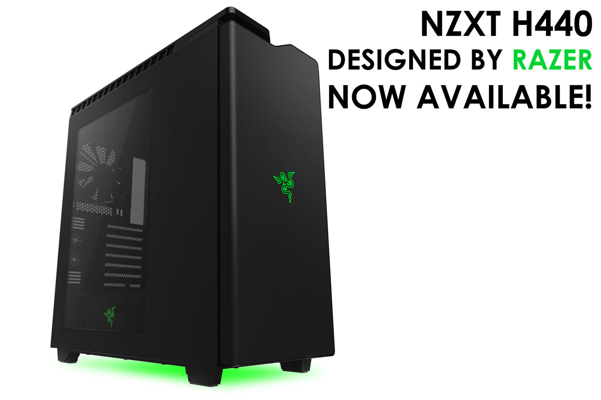 NZXT H440 “Designed by Razer” is Now Available for Pre-Order!