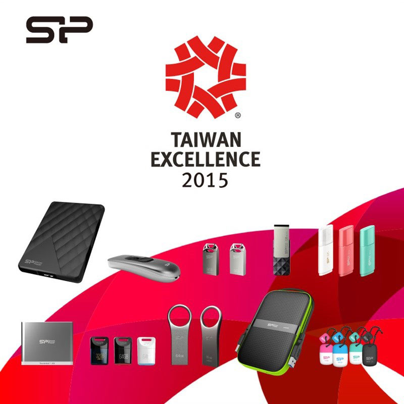 Silicon Power Received 10 Awards from Taiwan Excellence 2015 for Six Consecutive Years