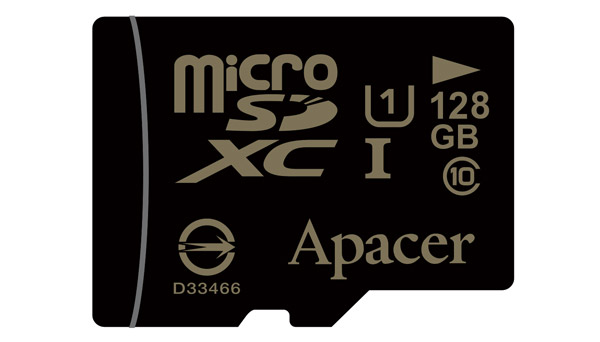 Apacer Unveils 128GB microSDXC Memory Card