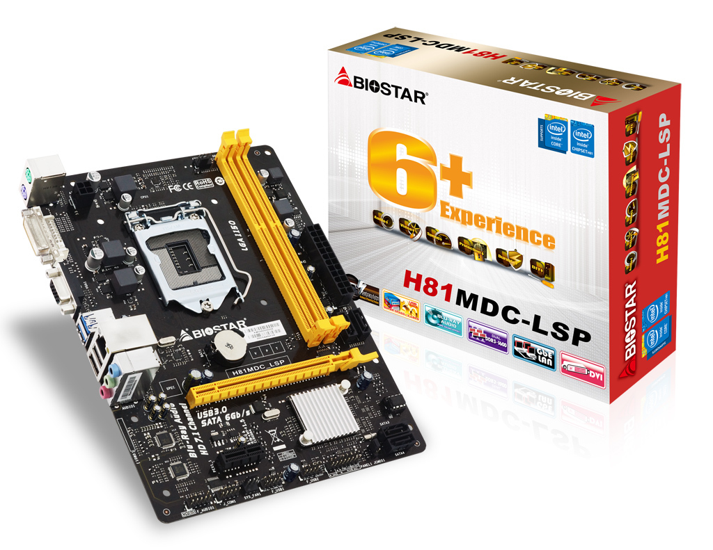BIOSTAR Releases the H81MDC-LSP M-ATX Motherboard