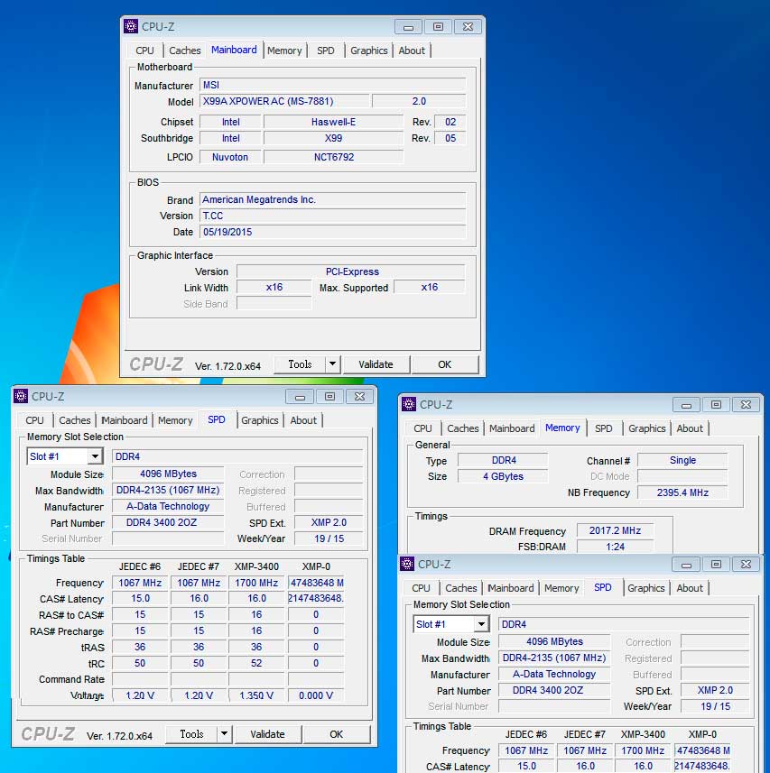 ADATA XPG Z2 DDR4 3400 OC Memory Breaks New Record @ 4034MHz!