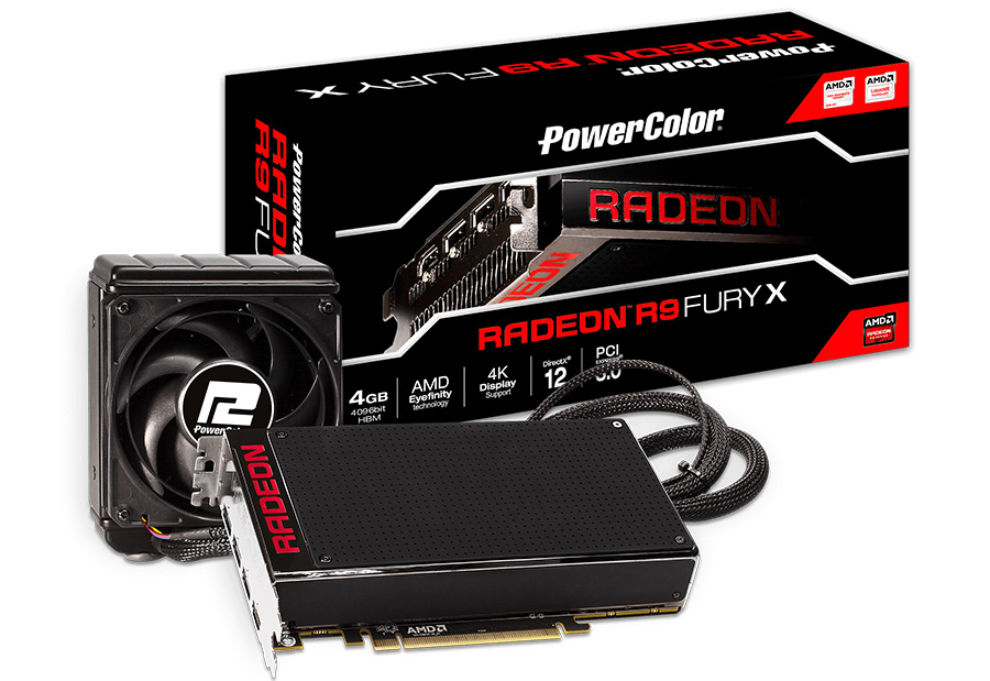 PowerColor Releases R9 FURY X 4GB HBM Flagship Card
