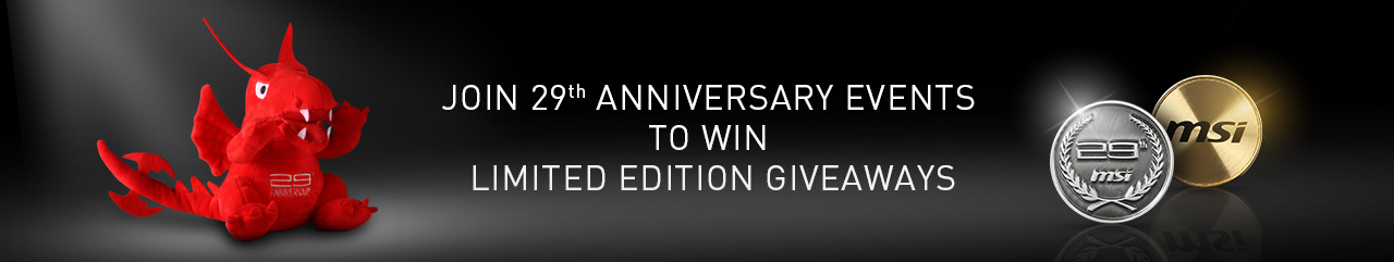 MSI Celebrates 29 Years With Fun Events & Prizes