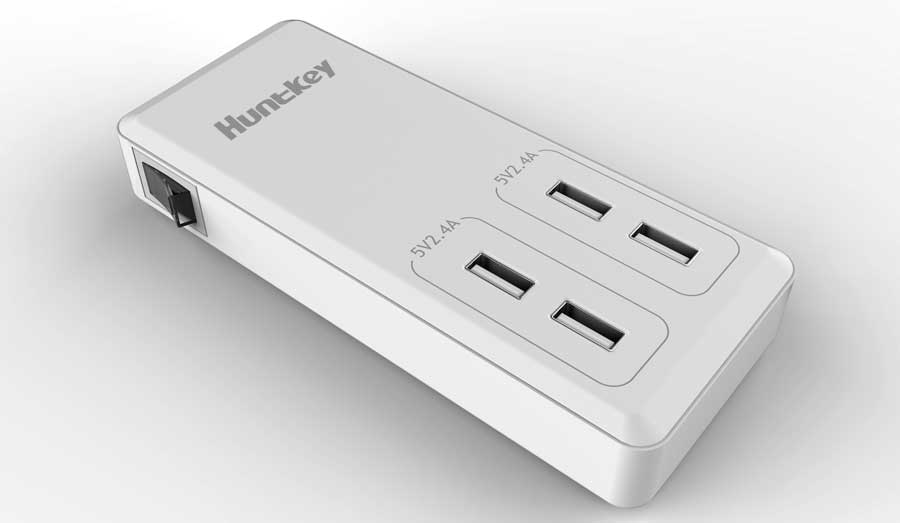 Huntkey Launches SSK407 USB Power Strip