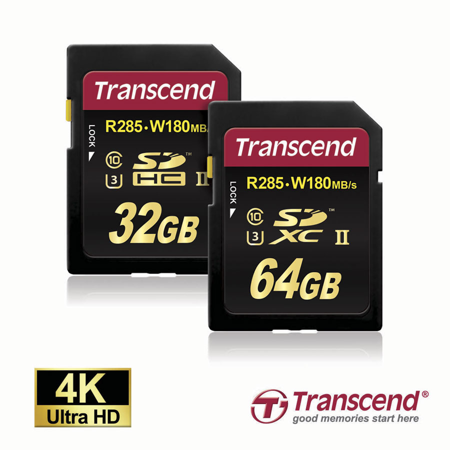Transcend SDHC/SDXC UHS-II Class 3 SD Card Offers Extreme Transfer Speeds