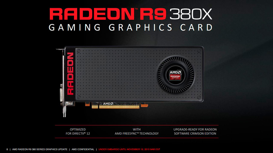 AMD Reveals Radeon R9 Fury 380X Graphics Card