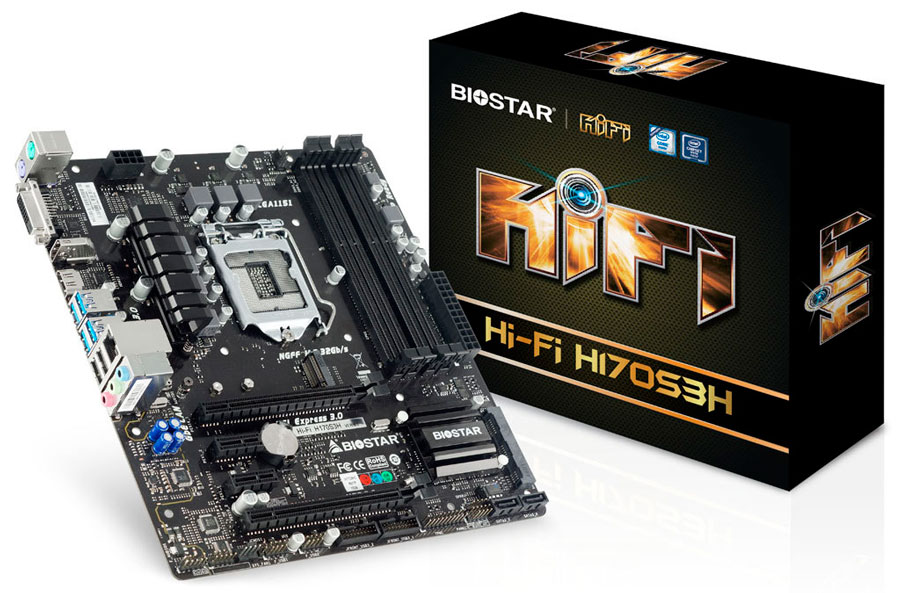 BIOSTAR Announces Hi-Fi H170S3H Motherboard