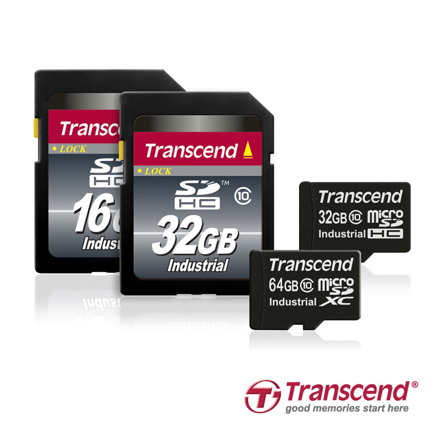 Transcend Adds Industrial-Grade 64GB Micro SD Memory Cards