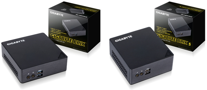 GIGABYTE Expands Thunderbolt 3 Certification With 4 New BRIX Systems