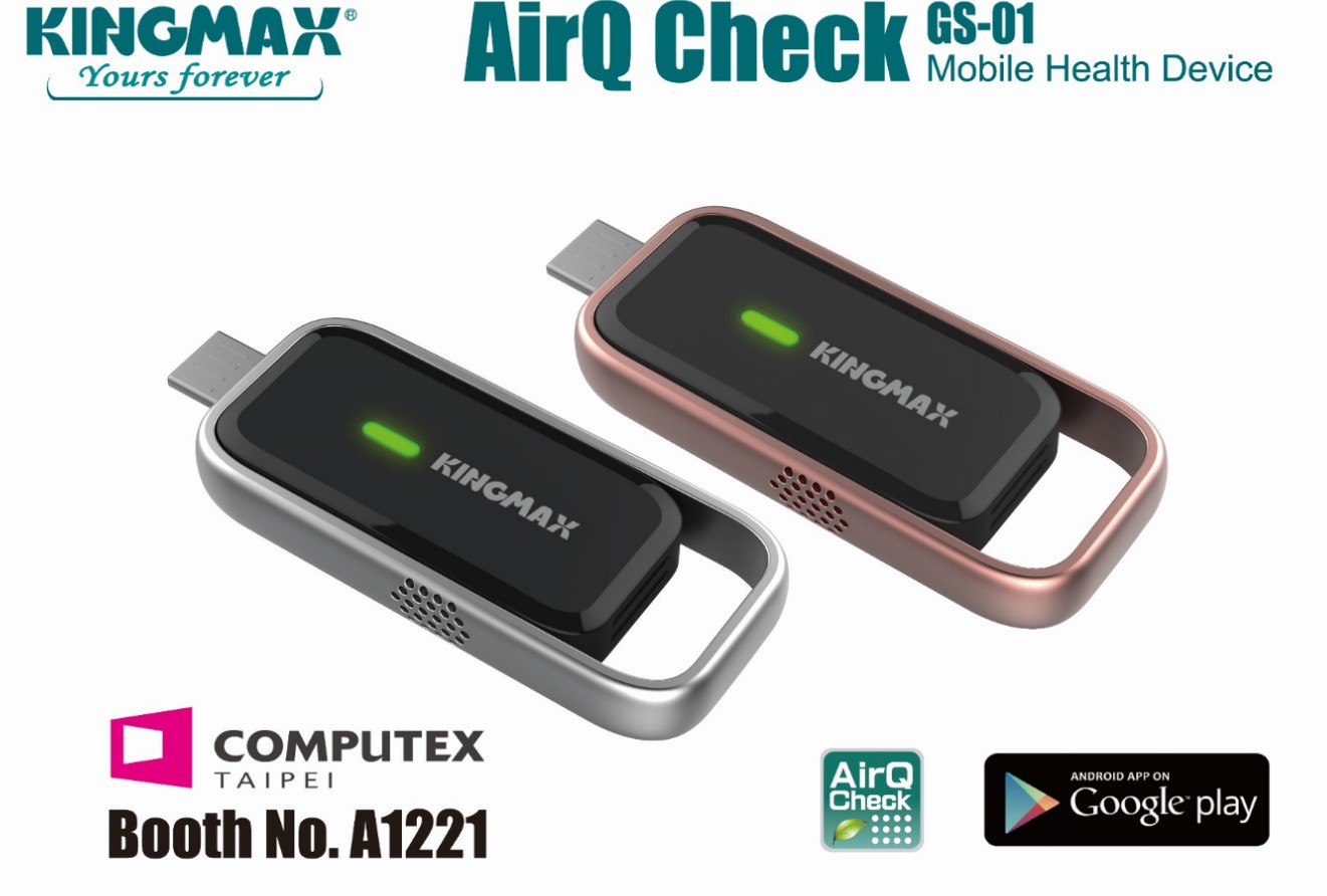 KINGMAX launch of AirQ Check Air Quality Monitoring Mobile Device