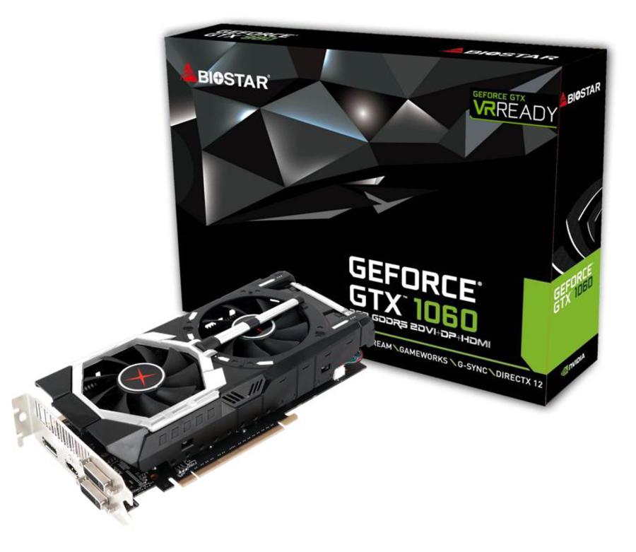 BIOSTAR Announces Their Own GTX 1060 Graphics