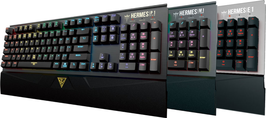 GAMDIAS Unveils HERMES P1, M1, & E1 Floating Design Keyboards
