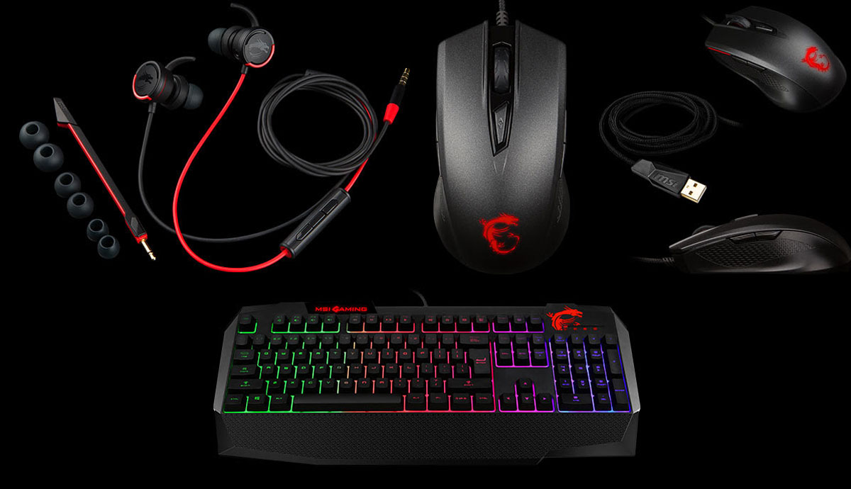 MSI Introduces Gaming Keyboard Mouse and Headset