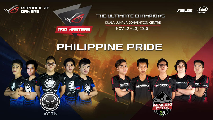 Execration and Mineski DOTA Team To Represent PH in the ROG Masters 2016
