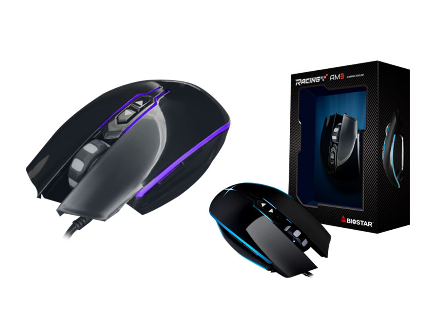 BIOSTAR Announces The RACING AM3 Gaming Mouse