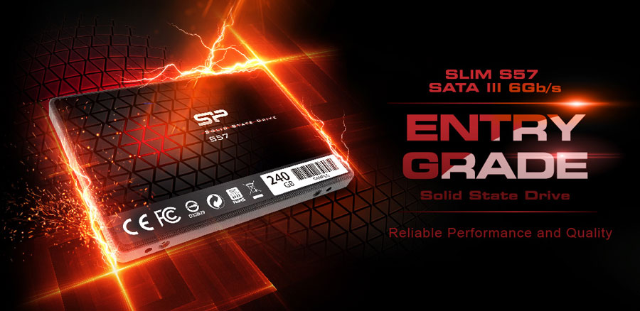Silicon Power Presents 7mm Slim S57 SSD for Easy Upgrade