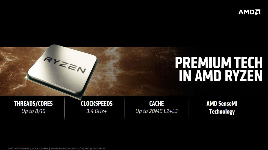 AMD Details Ryzen and AM4 Platform Ecosystem