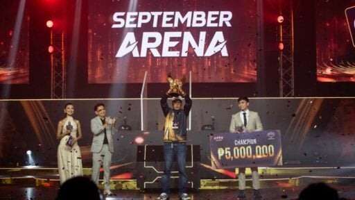 A tailor from Rizal wins and raises the GTCC: September Arena Championship Trophy