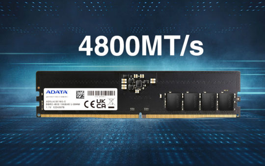 ADATA Launches DDR5-4800 Memory Module