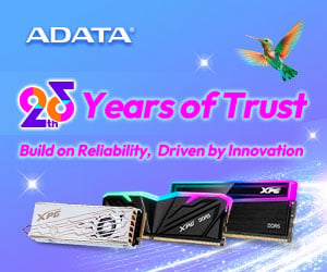 Adata 25th Anniversary Banner