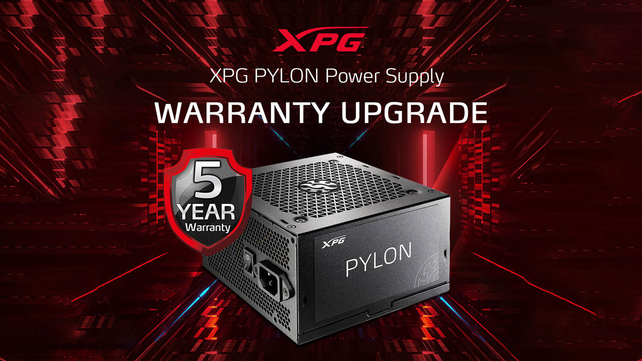 ADATA XPG Upgrades PYLON PSU Warranty to 5 Years