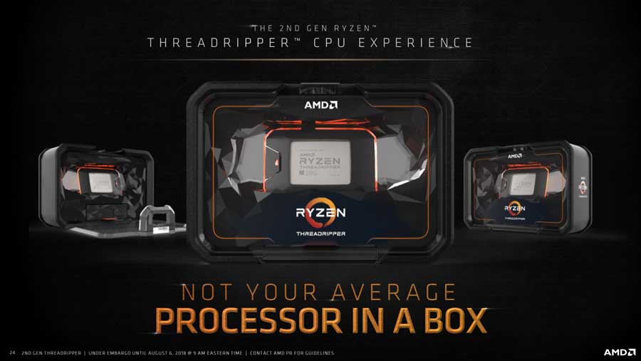 AMD Expands 2nd Gen Ryzen Threadripper Desktop Processor Line-up