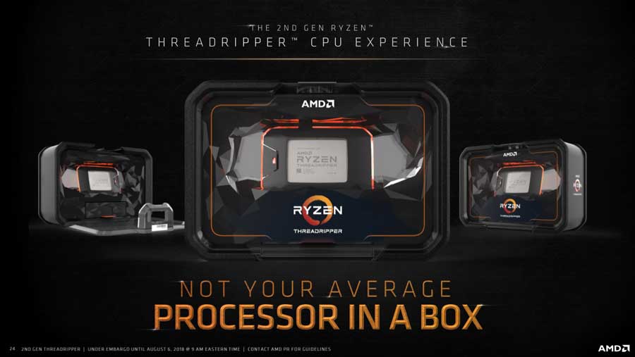 AMD Details 2nd Gen Ryzen Threadripper 2970WX and 2920X Availability