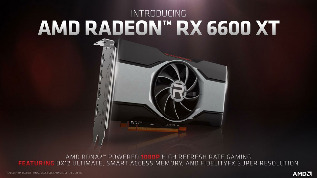 AMD Announces Radeon RX 6600 XT Graphics