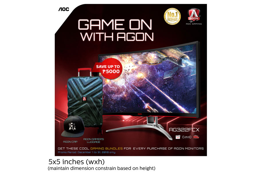 AOC Ends 2018 with AGON Monitor Deals