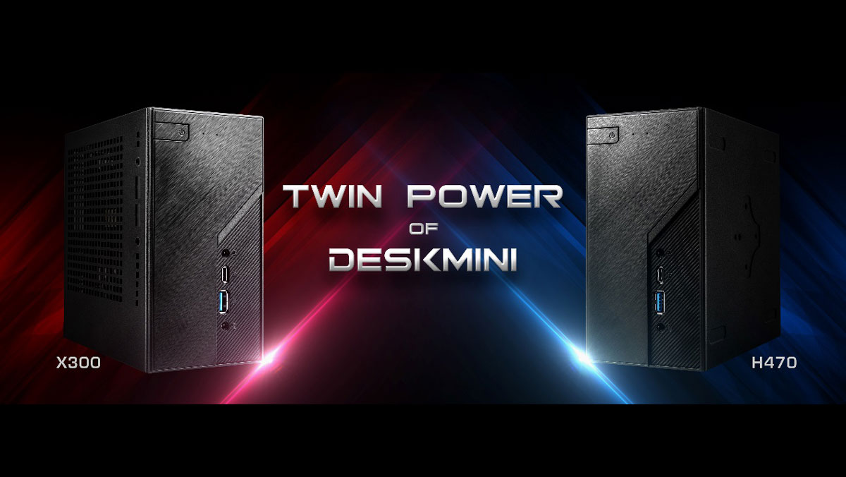 ASRock Introduces DeskMini H470 and DeskMini X300