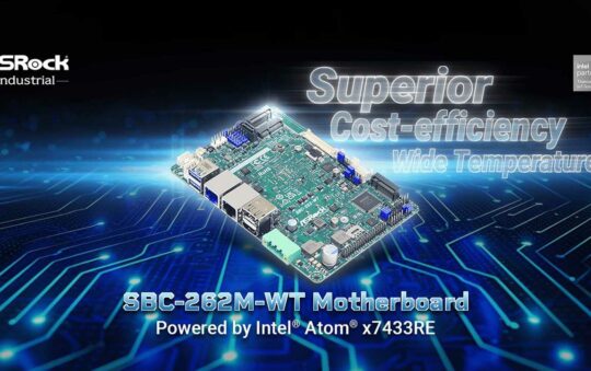 ASRock Industrial Launches SBC-262M-WT Motherboard