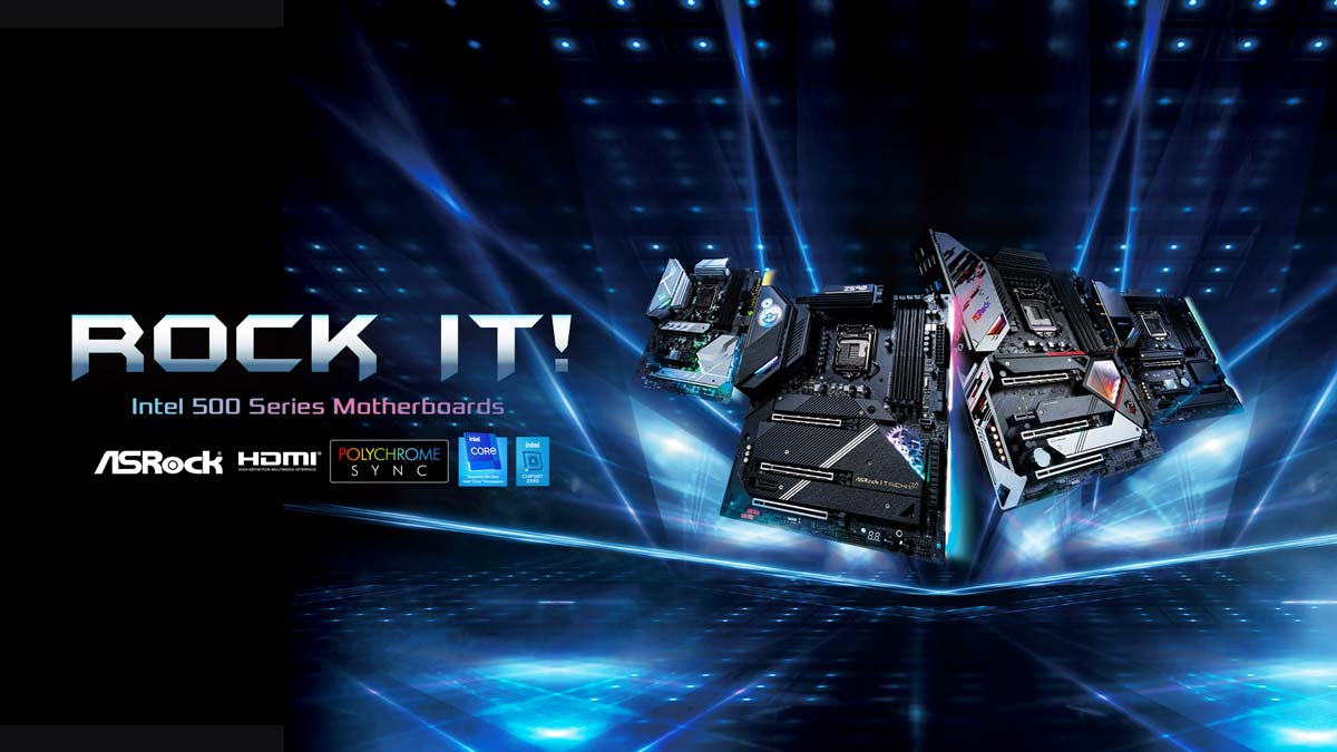 ASRock Launches Full Range of Intel 500 Series Motherboards