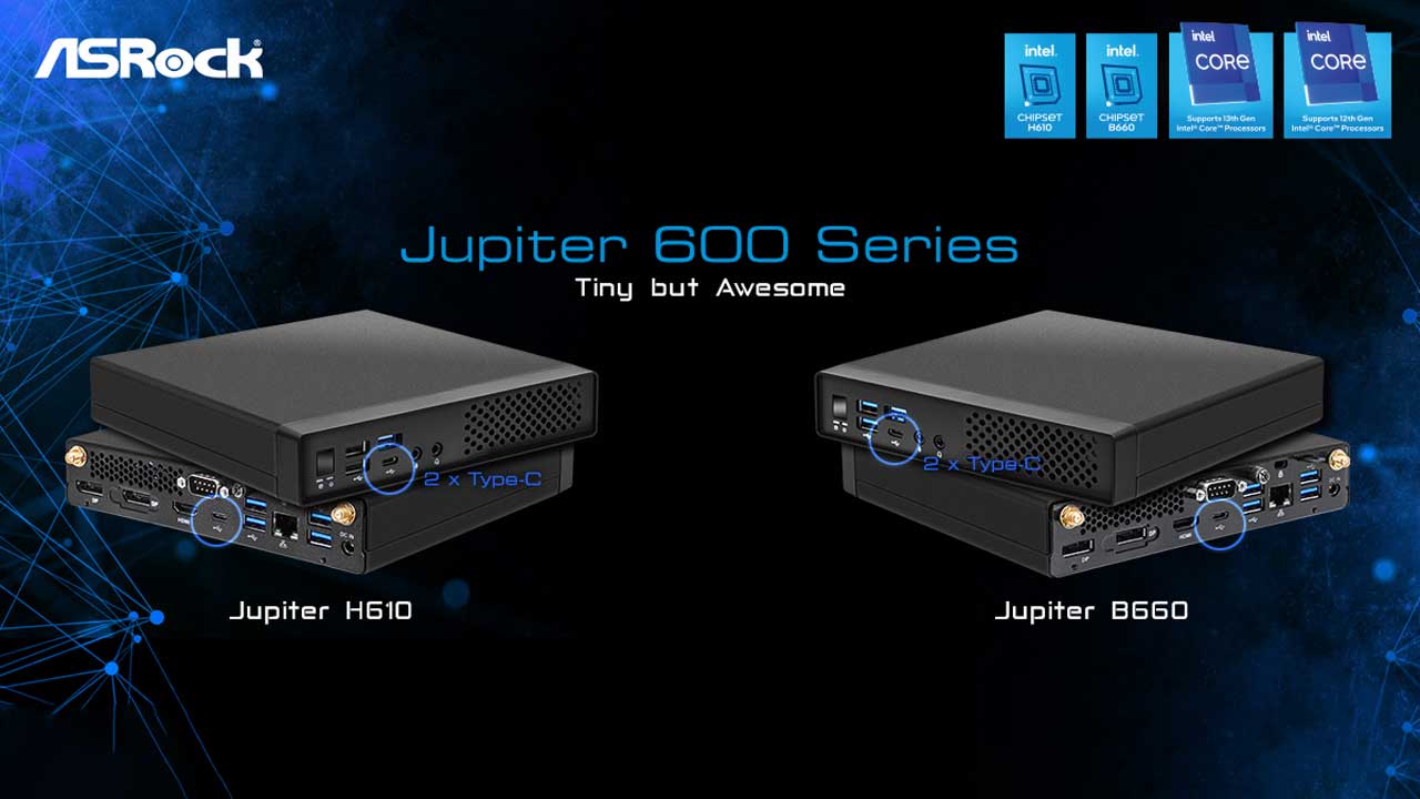ASRock Launches Mini PC Jupiter 600 Series