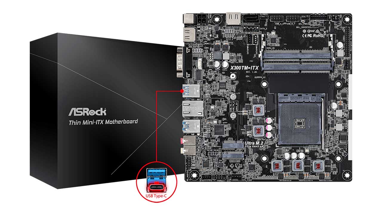 ASRock Launches X300TM-ITX Motherboard
