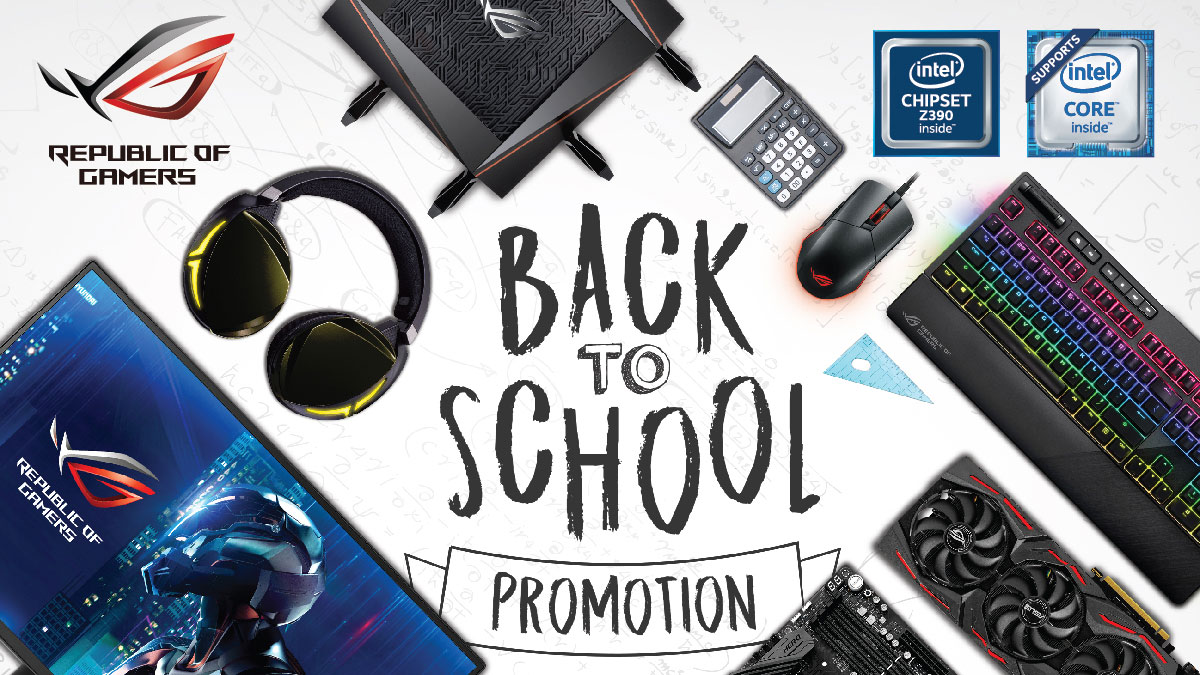ASUS ROG Bundles Premium Items for Back-to-School Season of 2019