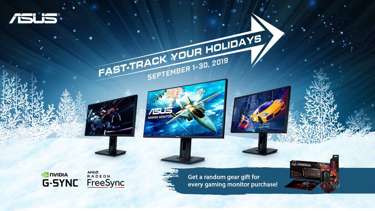 Get Free ASUS Gaming Gear When you Purchase Select Gaming Monitors