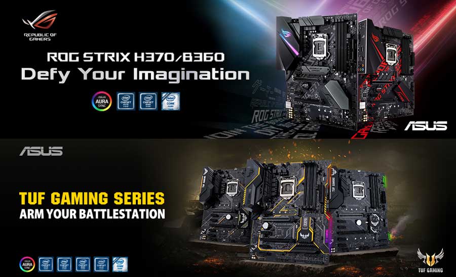 ASUS Unveils Intel H370, B360 and H310 Motherboards