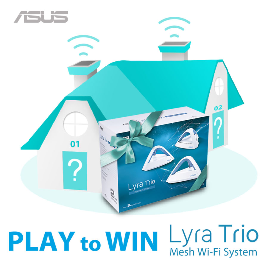 Join The ASUS Lyra Trio Mesh Wi-Fi Global Challenge