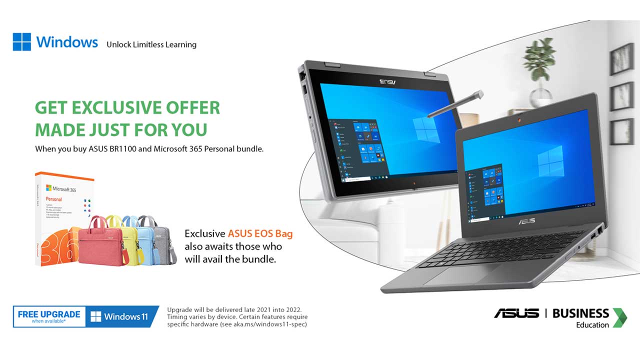 ASUS x Microsoft Outs Learning and Productivity Promo