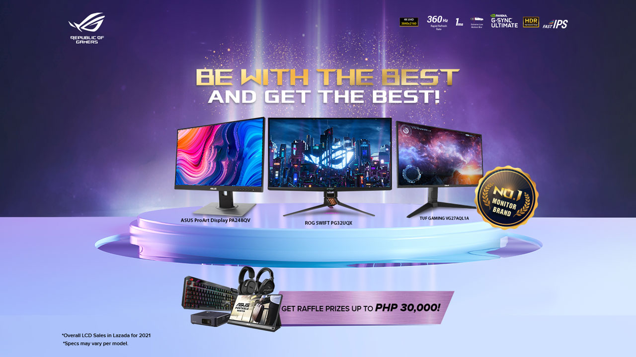 ASUS Still the #1 Monitor Brand in Lazada