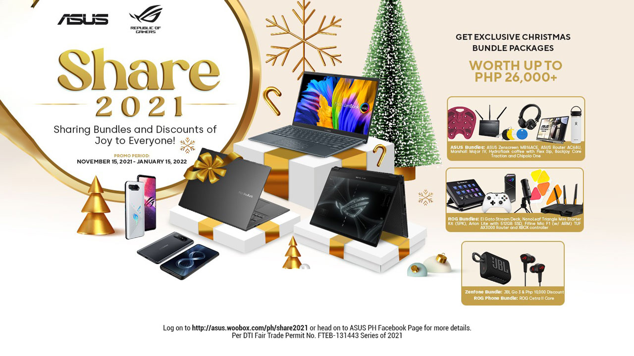 ASUS ROG Details 2021 Holiday Promotions