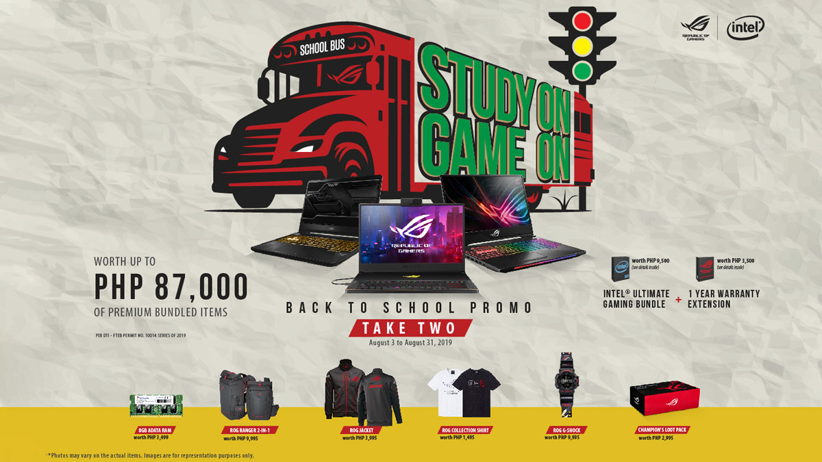 ASUS ROG Extends Study On Game On Back to School Promo
