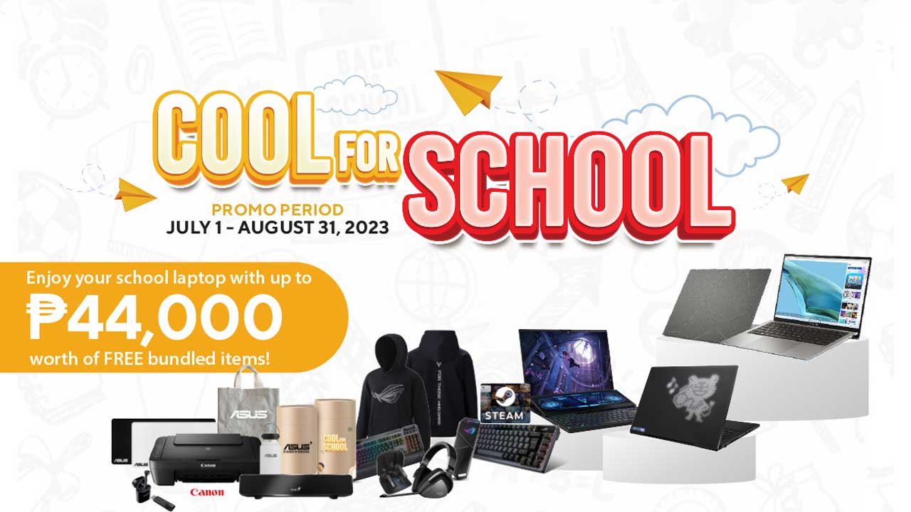 ASUS and ROG Announces Cool for School 2023 Promo