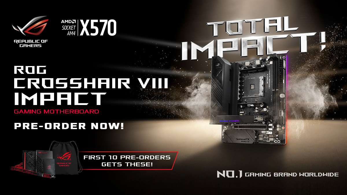 ASUS ROG Crosshair VIII Impact is Now Available