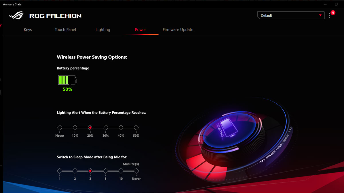 ASUS ROG Falchion Armoury Crate 4