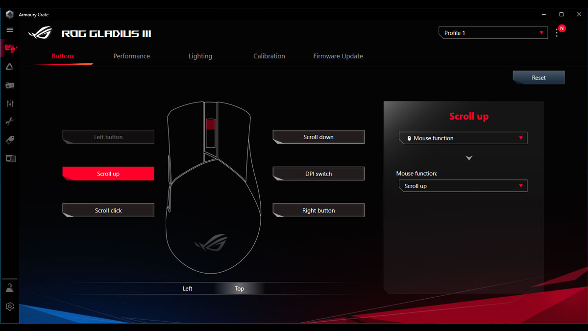 ASUS ROG Gladius III Wired Version 1