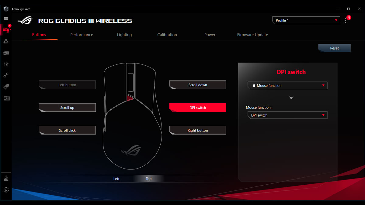 ASUS ROG Gladius III Wireless 1