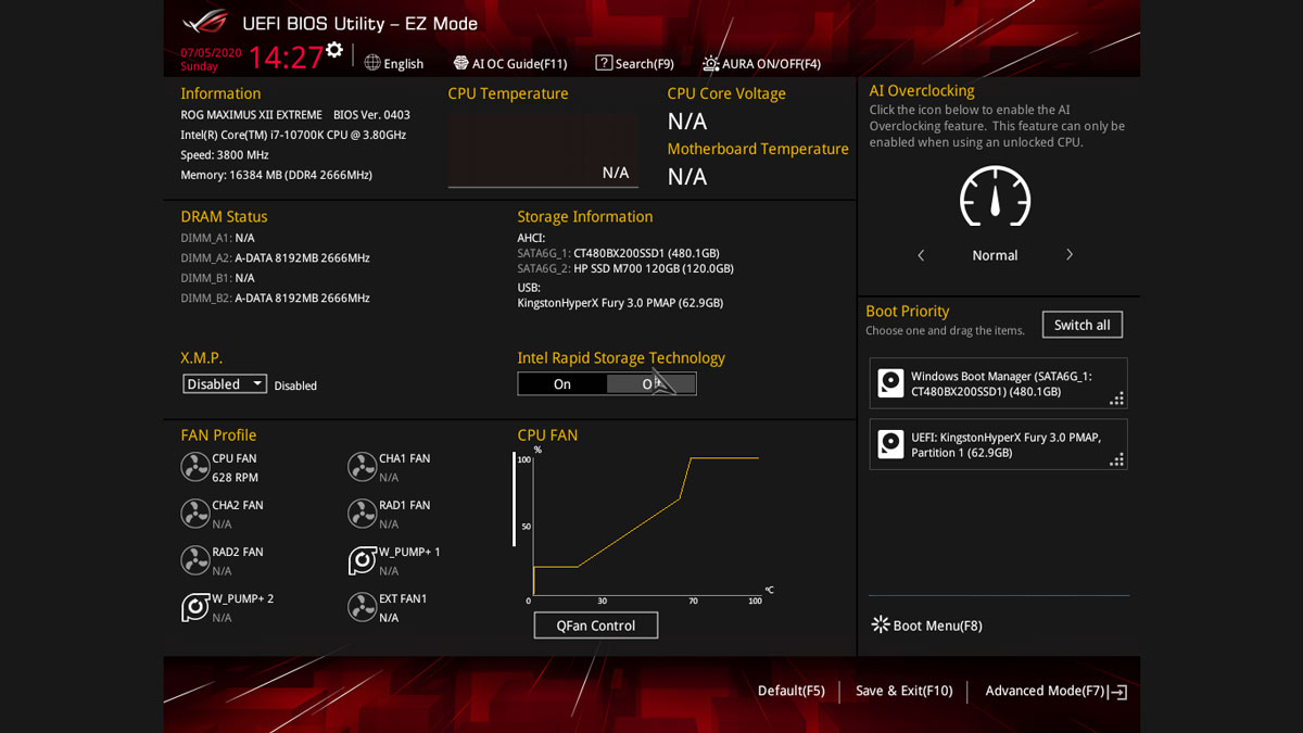 ASUS ROG Maximus XII Extreme Benchmarks 1