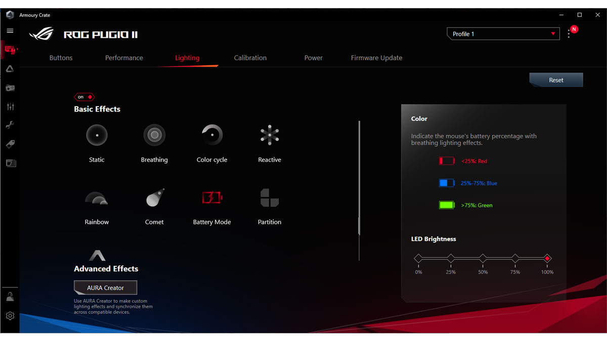 ASUS ROG Pugio II Software 3